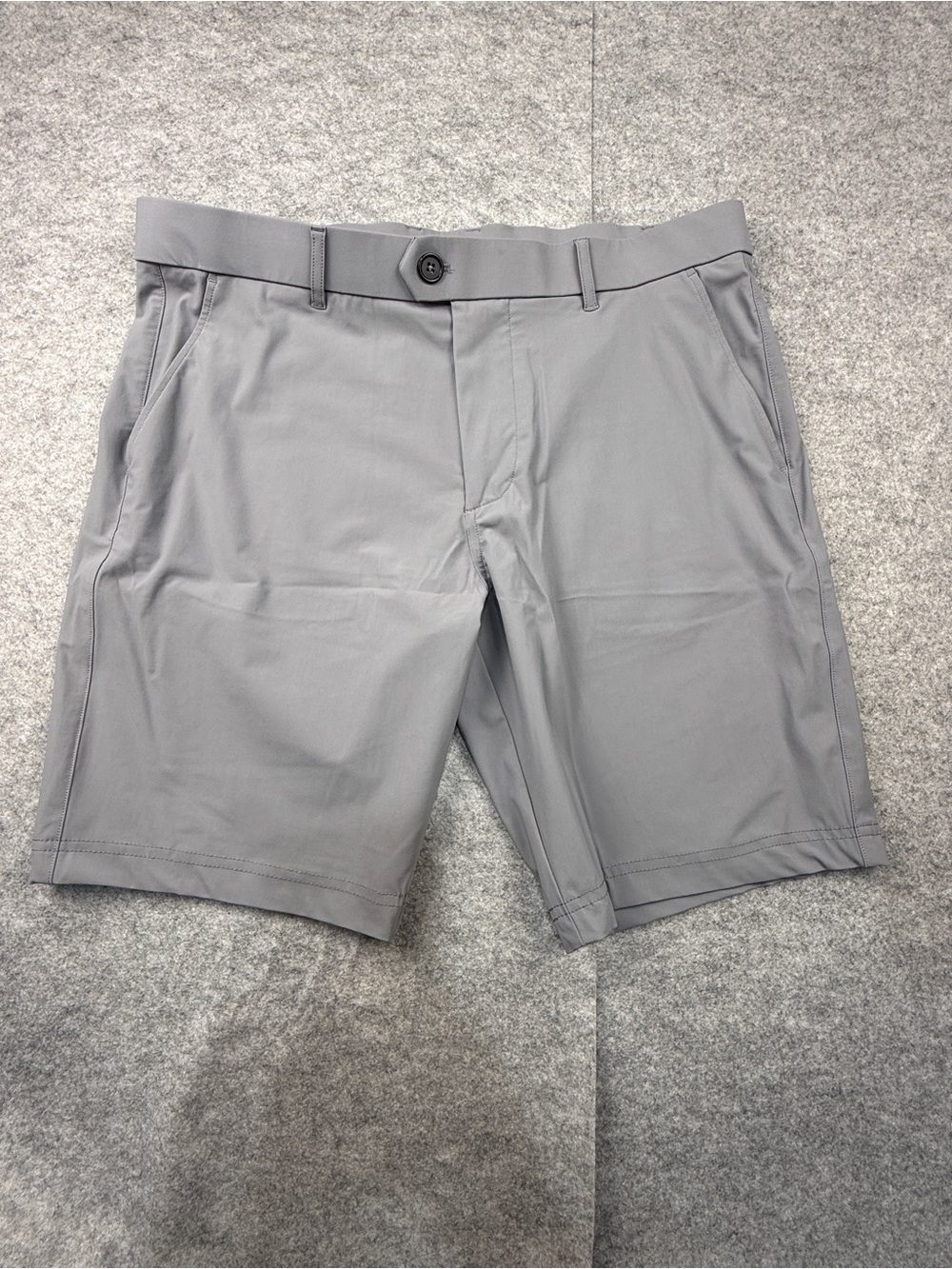 Quiet Luxury Golf Shorts | Greyson Montauk Gray Men’s 34